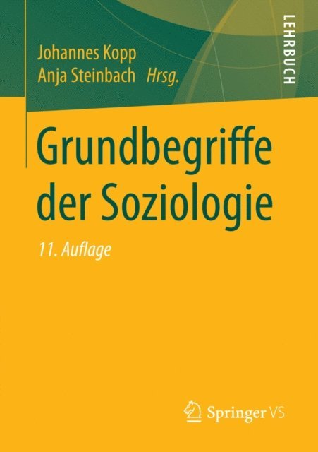 Anja Steinbach, Johannes Kopp - Grundbegriffe der Soziologie, E-bok