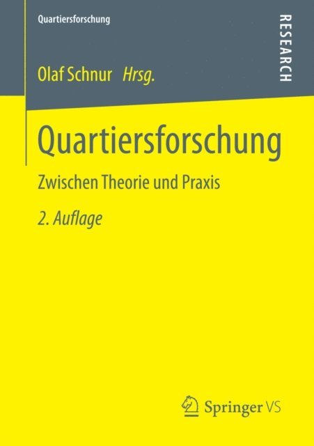 Olaf Schnur - Quartiersforschung, E-bok