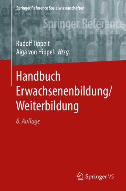 Aiga von Hippel, Rudolf Tippelt - Handbuch Erwachsenenbildung/Weiterbildung, E-bok