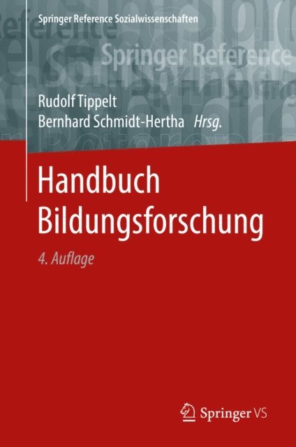 Bernhard Schmidt-Hertha, Rudolf Tippelt - Handbuch Bildungsforschung, E-bok