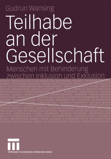 Gudrun Wansing - Teilhabe an der Gesellschaft, E-bok