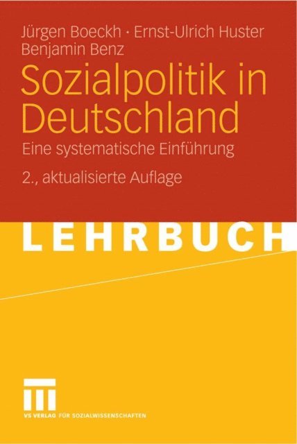 Benjamin Benz, Ernst-Ulrich Huster, Jurgen Boeckh - Sozialpolitik in Deutschland, E-bok