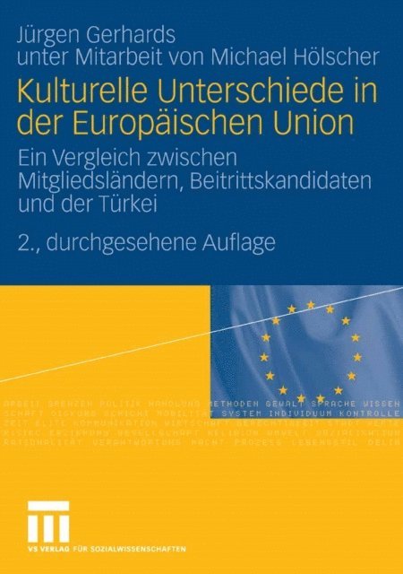 Jurgen Gerhards - Kulturelle Unterschiede in der Europäischen Union, E-bok
