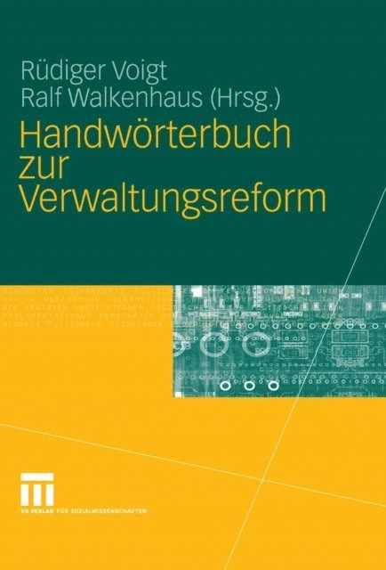 Ralf Walkenhaus, Rudiger Voigt - Handwörterbuch zur Verwaltungsreform, E-bok