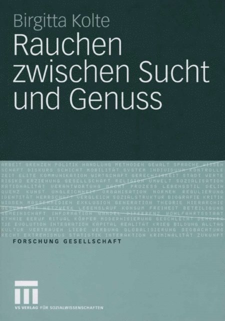 Birgitta Kolte - Rauchen zwischen Sucht und Genuss, E-bok