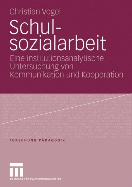 Christian Vogel - Schulsozialarbeit, E-bok