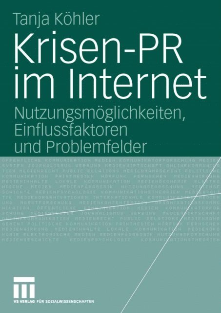 Tanja Kohler - Krisen-PR im Internet, E-bok