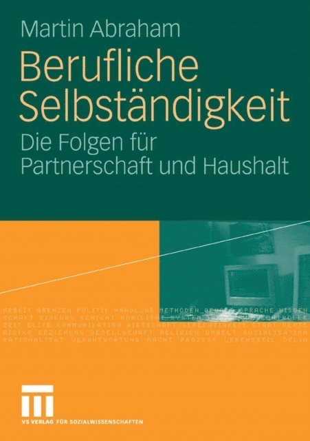 Martin Abraham - Berufliche Selbständigkeit, E-bok