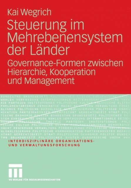 Kai Wegrich - Steuerung im Mehrebenensystem der Länder, E-bok