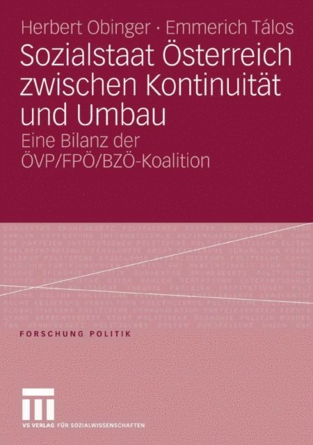 Emmerich Talos, Herbert Obinger - Sozialstaat Österreich zwischen Kontinuität und Umbau, E-bok