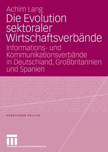 Achim Lang - Die Evolution sektoraler Wirtschaftsverbände, E-bok