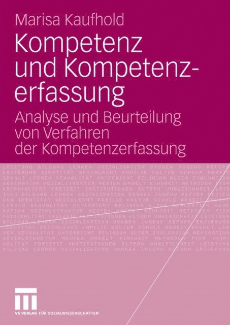 Marisa Kaufhold - Kompetenz und Kompetenzerfassung, E-bok