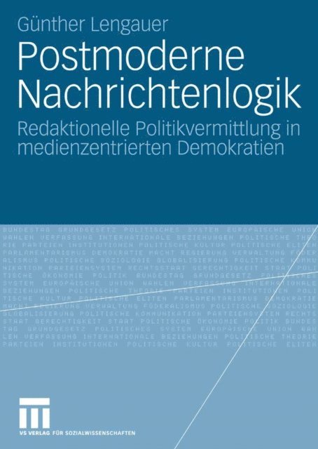 Gunther Lengauer - Postmoderne Nachrichtenlogik, E-bok