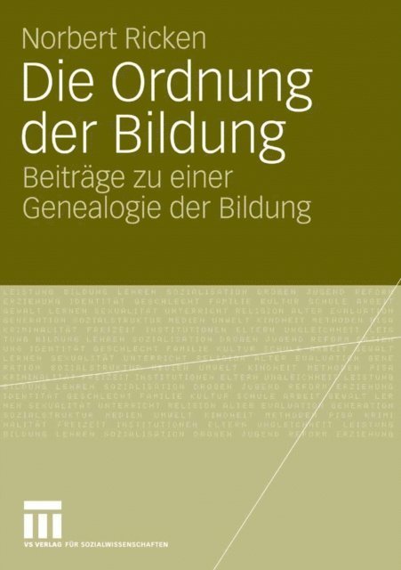 Norbert Ricken - Die Ordnung der Bildung, E-bok