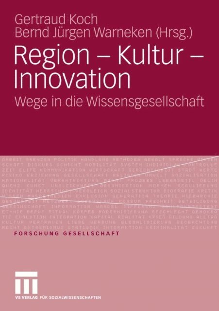 Bernd Jurgen Warneken, Koch Gertraud - Region - Kultur - Innovation, E-bok