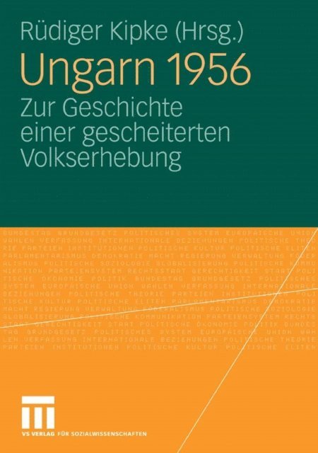 Rudiger Kipke - Ungarn 1956, E-bok