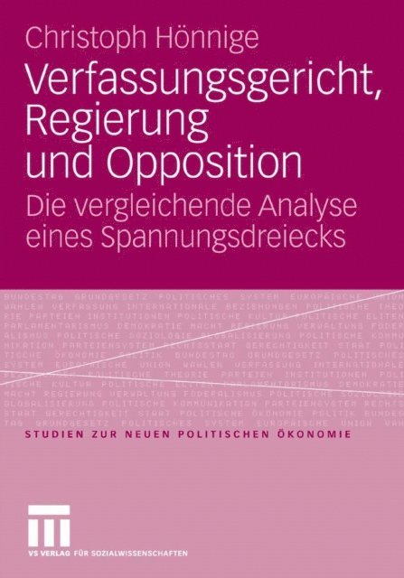 Christoph Honnige - Verfassungsgericht, Regierung und Opposition, E-bok