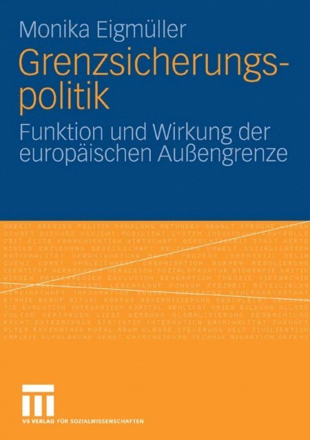 Monika Eigmuller - Grenzsicherungspolitik, E-bok