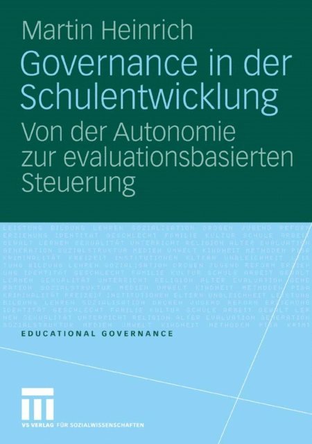 Martin Heinrich - Governance in der Schulentwicklung, E-bok
