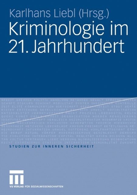 Karlhans Liebl - Kriminologie im 21. Jahrhundert, E-bok