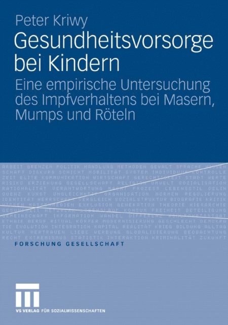 Peter Kriwy - Gesundheitsvorsorge bei Kindern, E-bok