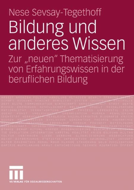 Nese Sevsay-Tegethoff - Bildung und anderes Wissen, E-bok