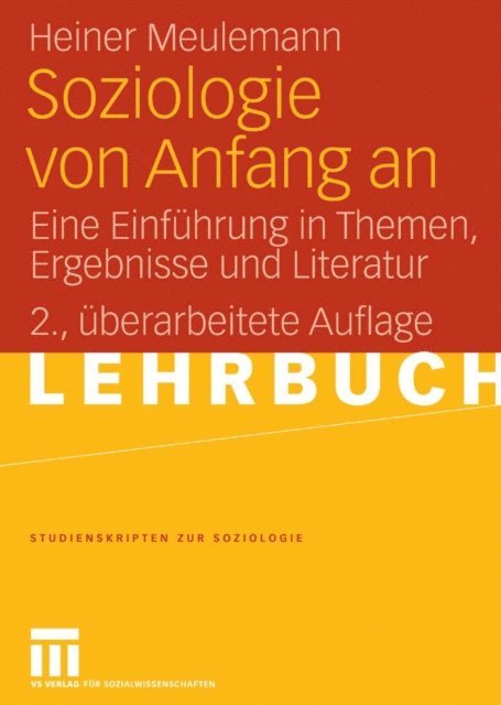 Heiner Meulemann - Soziologie von Anfang an, E-bok