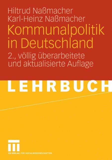 Karl-Heinz Namacher, Hiltrud Nassmacher - Kommunalpolitik in Deutschland, E-bok