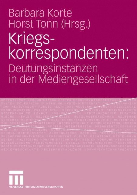 Horst Tonn, Barbara Korte - Kriegskorrespondenten, E-bok