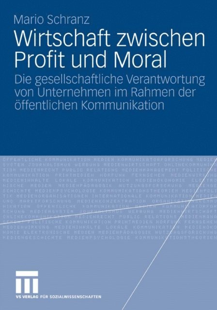 Mario Schranz - Wirtschaft zwischen Profit und Moral, E-bok