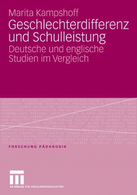 Marita Kampshoff - Geschlechterdifferenz und Schulleistung, E-bok
