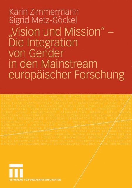 Sigrid Metz-Gockel, Karin Zimmermann - „Vision und Mission“ - Die Integration von Gender in den Mainstream europäischer Forschung, E-bok