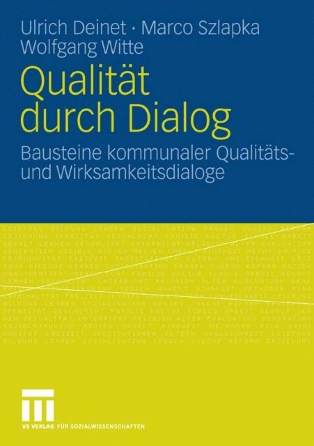 Wolfgang Witte, Marco Szlapka, Ulrich Deinet - Qualität durch Dialog, E-bok
