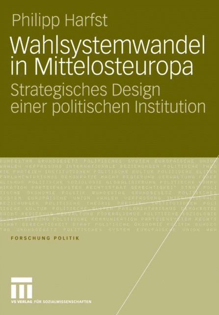 Philipp Harfst - Wahlsystemwandel in Mittelosteuropa, E-bok