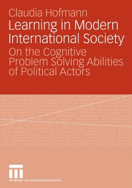 Claudia Hofmann - Learning in Modern International Society, E-bok