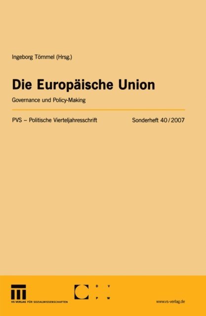 Ingeborg Trommel - Die Europäische Union, E-bok