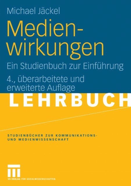 Michael Jackel - Medienwirkungen, E-bok