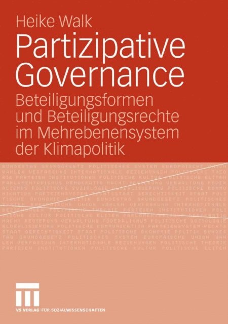 Heike Walk - Partizipative Governance, E-bok