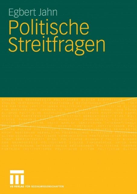 Egbert Jahn - Politische Streitfragen, E-bok