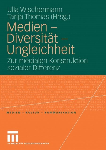 Tanja Thomas, Ulla Wischermann - Medien - Diversität - Ungleichheit, E-bok