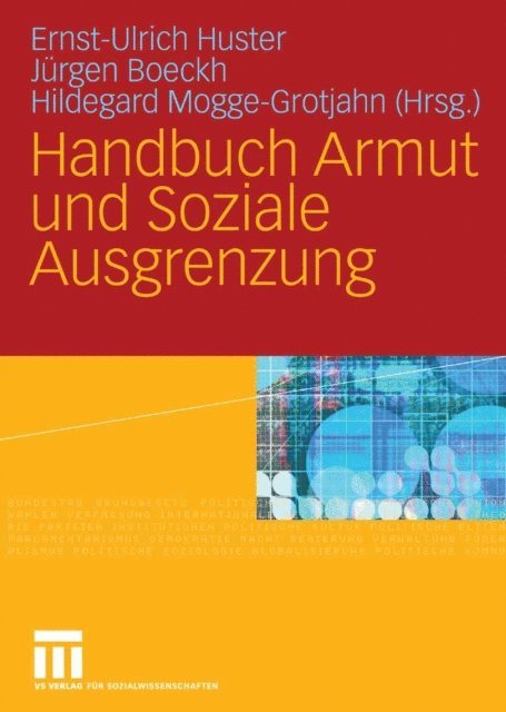 Hildegard Mogge-Grotjahn, Jurgen Boeckh, Ernst-Ulrich Huster - Handbuch Armut und Soziale Ausgrenzung, E-bok