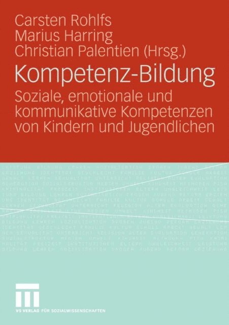 Christian Palentien, Marius Harring, Carsten Rohlfs - Kompetenz-Bildung, E-bok