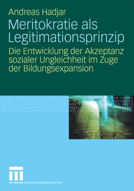 Andreas Hadjar - Meritokratie als Legitimationsprinzip, E-bok