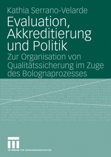 Kathia Serrano-Velarde - Evaluation, Akkreditierung und Politik, E-bok. Tillgänglighet: Lägg i varukorg