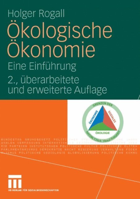 Holger Rogall - Ökologische Ökonomie, E-bok