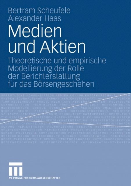 Alexander Haas, Bertram Scheufele - Medien und Aktien, E-bok