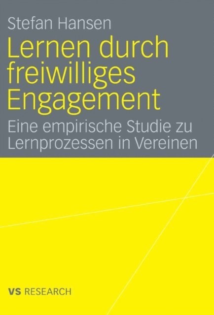 Stefan Hansen - Lernen durch freiwilliges Engagement, E-bok