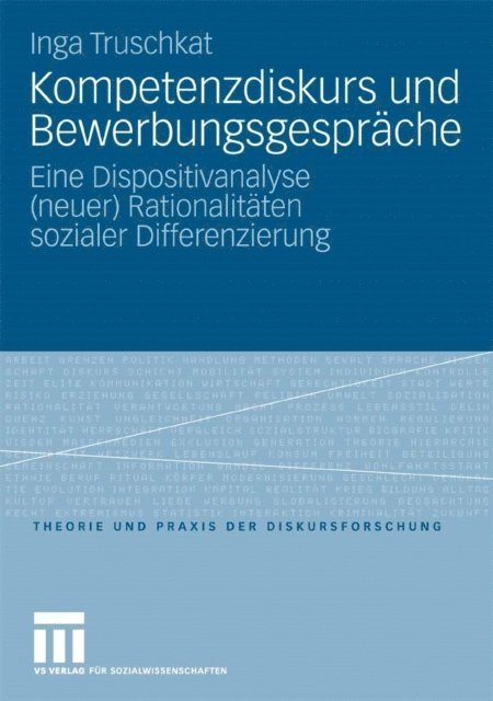 Inga Truschkat - Kompetenzdiskurs und Bewerbungsgespräche, E-bok