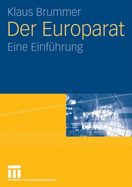 Klaus Brummer - Der Europarat, E-bok