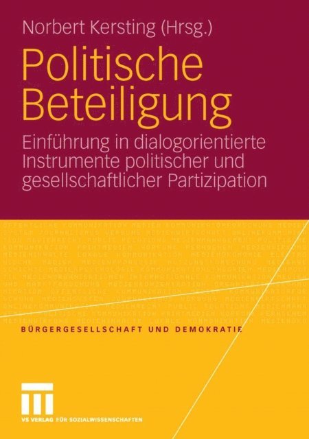 Norbert Kersting - Politische Beteiligung, E-bok